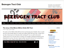 Tablet Screenshot of bezeugentractclub.org